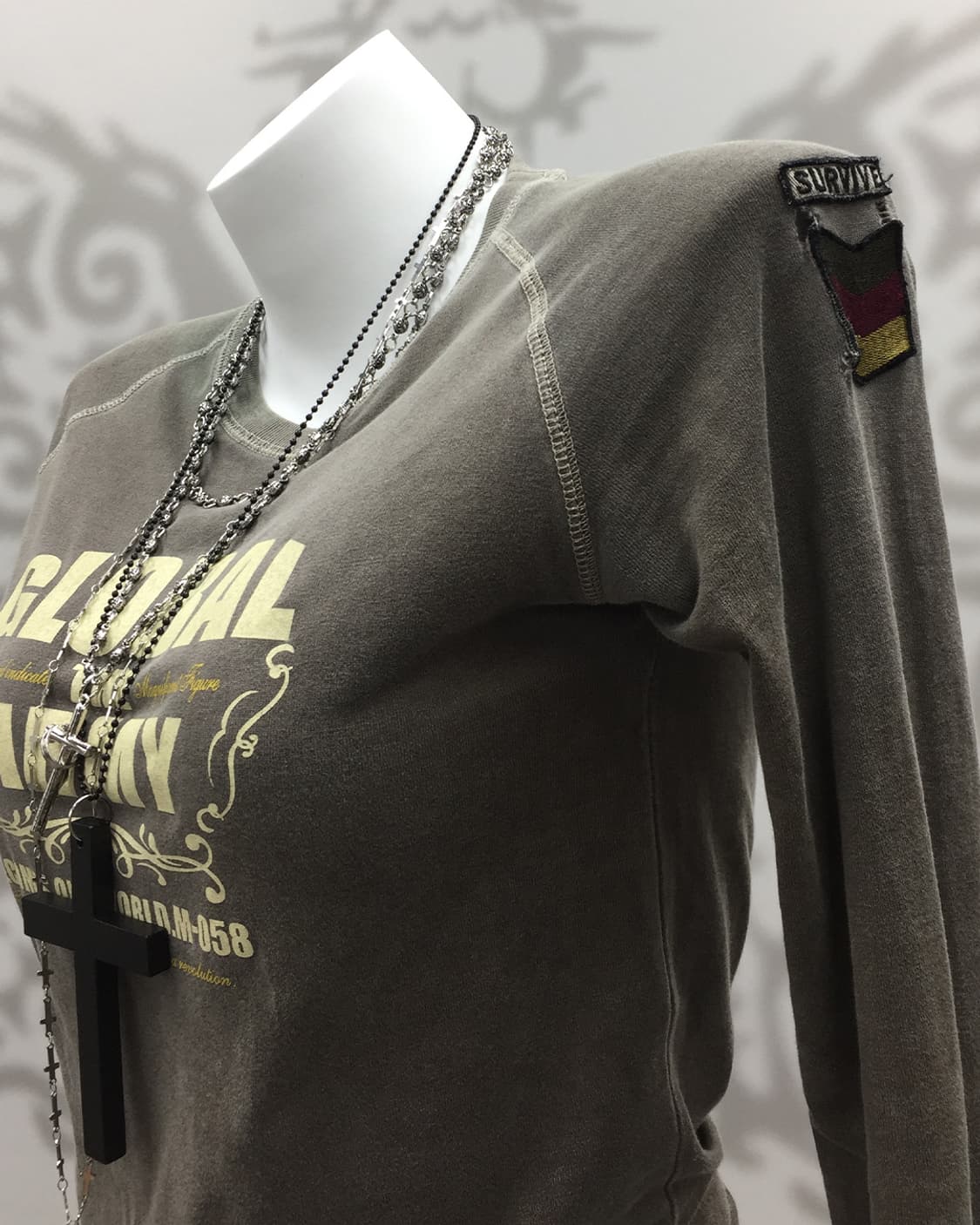 Y2K lettering long sleeves 상품이미지2