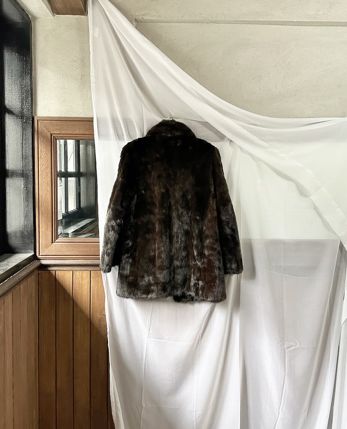 JPV high-neck fur jacket 상품이미지8