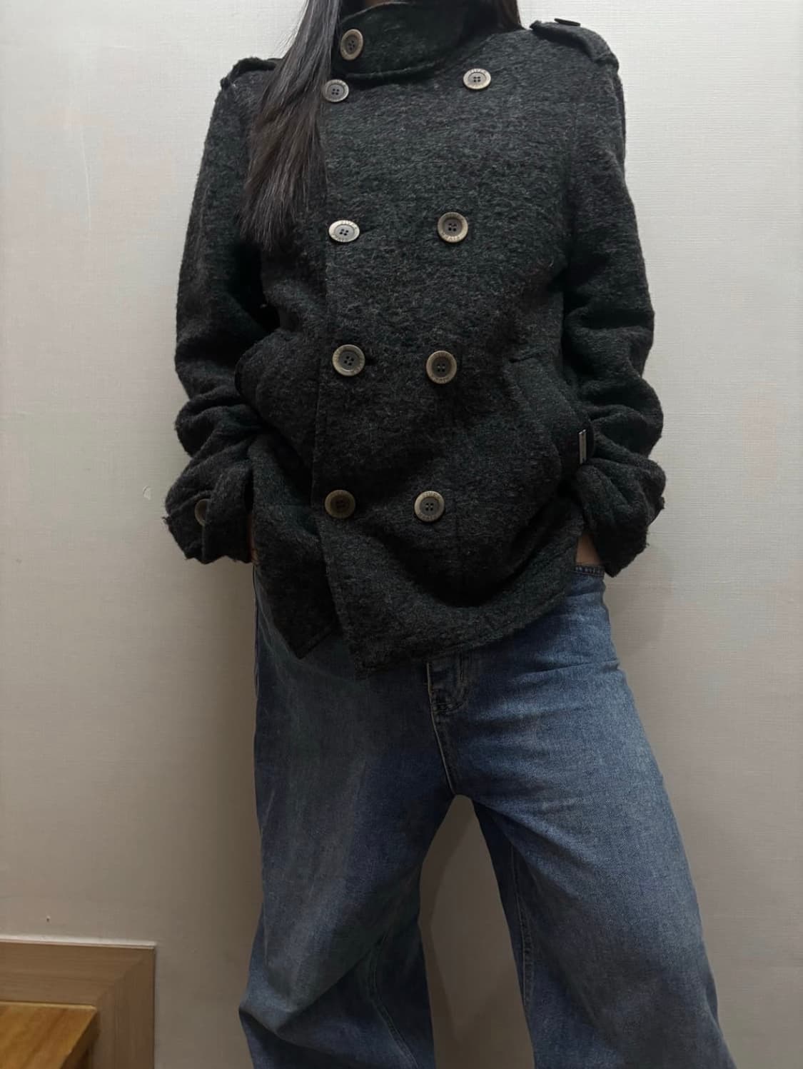 빈티지 더블 코트 상품이미지2