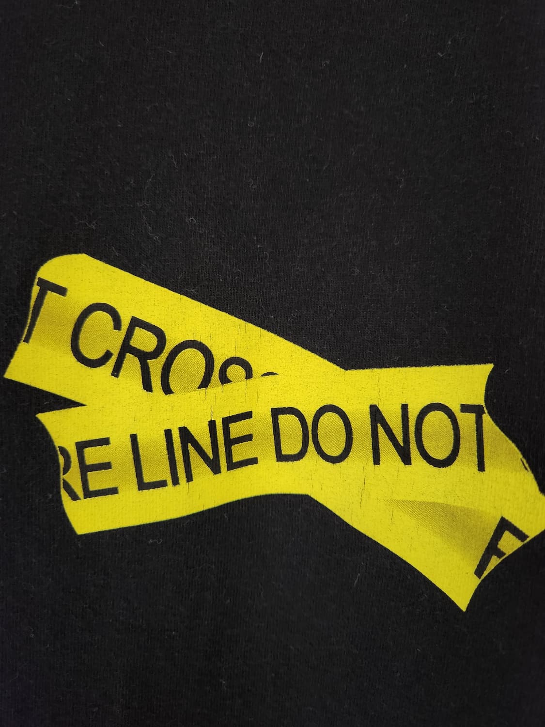 오프화이트 파이어테이프 애로우 오버핏 반팔 티셔츠 블랙 상품이미지7