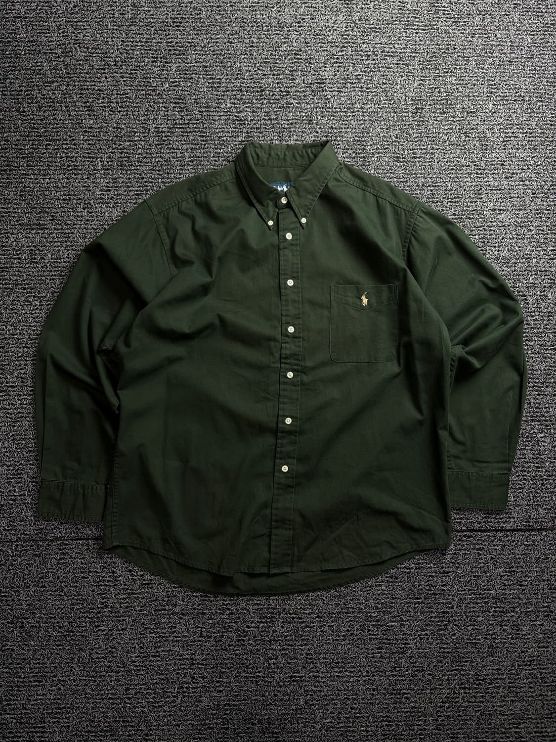 폴로 랄프로렌 포니 로고 박시핏 카키 셔츠 1465 상품이미지2