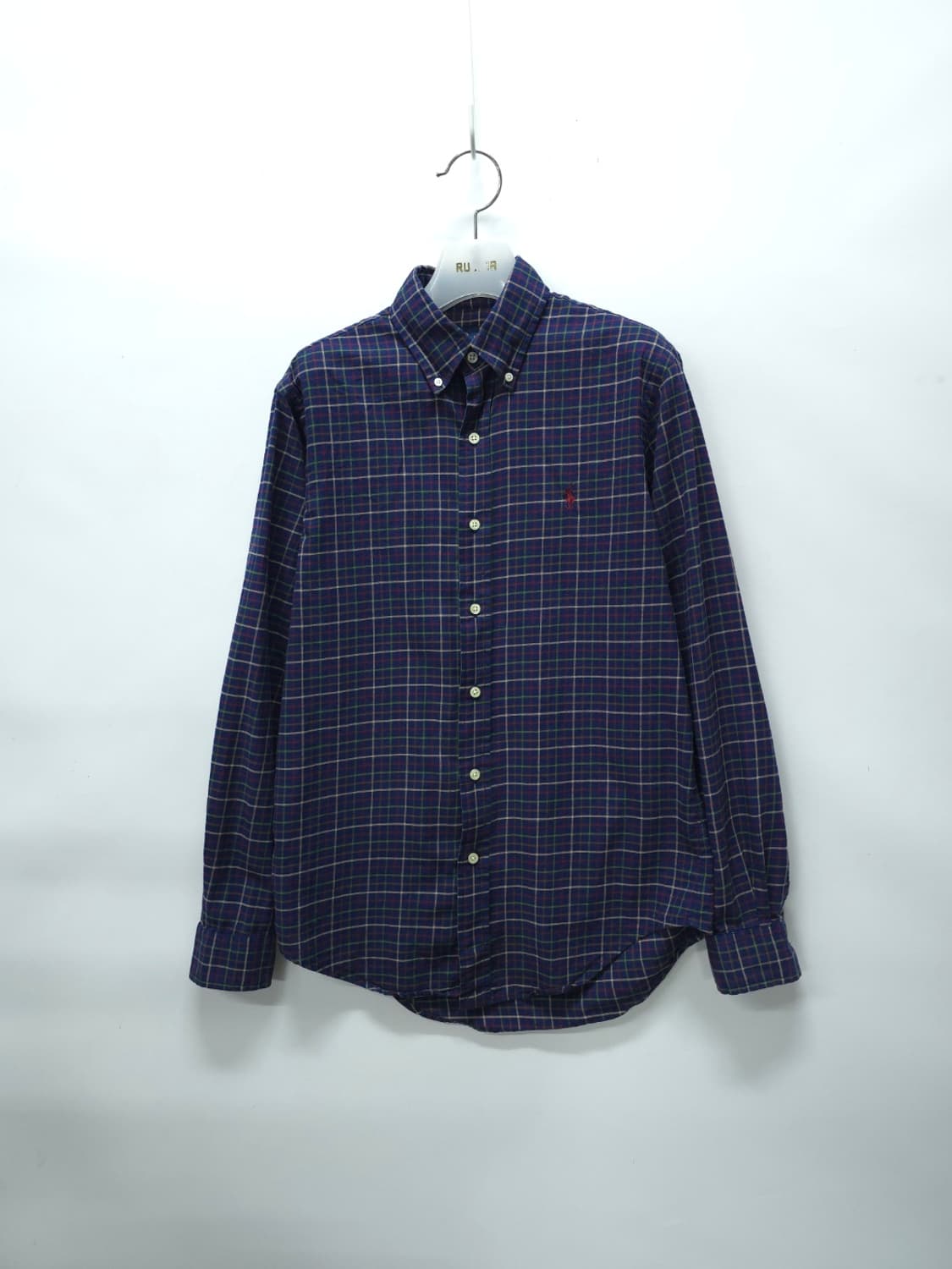 폴로랄프로렌 네이비 체크셔츠 (남성90~95) 상품이미지1