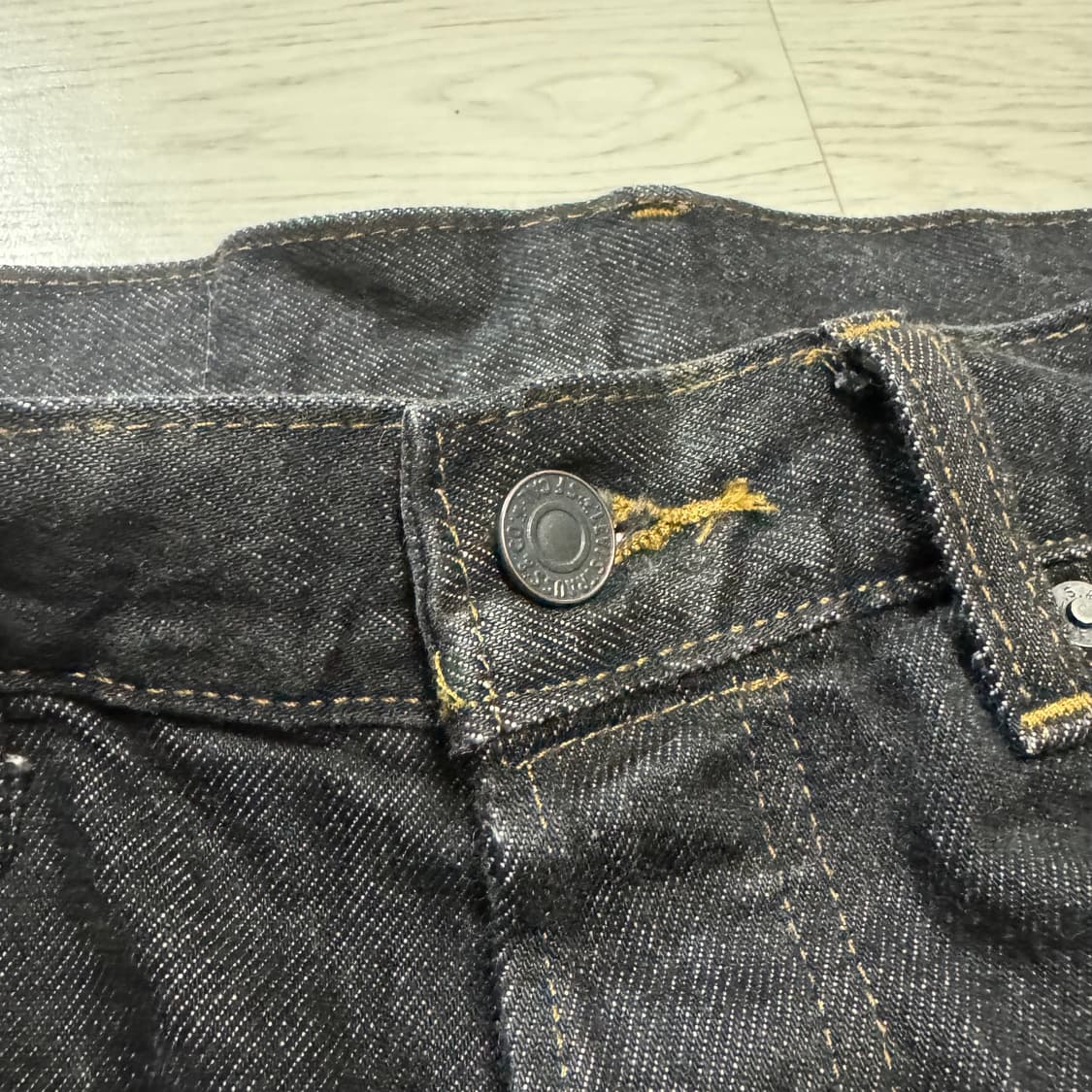 리바이스 X 빔즈 슈퍼 와이드 데님 블랙 (34 X 32) 상품이미지7