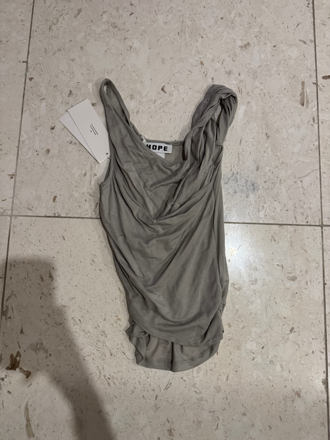 호프 HOPE 시크릿 탑 도브 그레이 34  상품이미지4