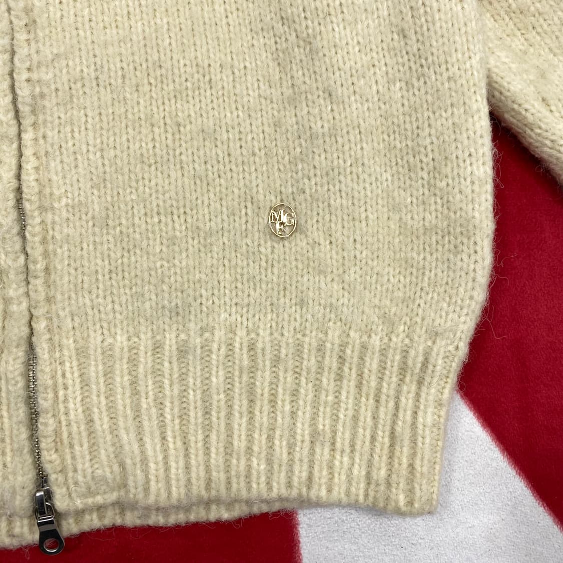 마리떼 니트집업 one size  상품이미지3