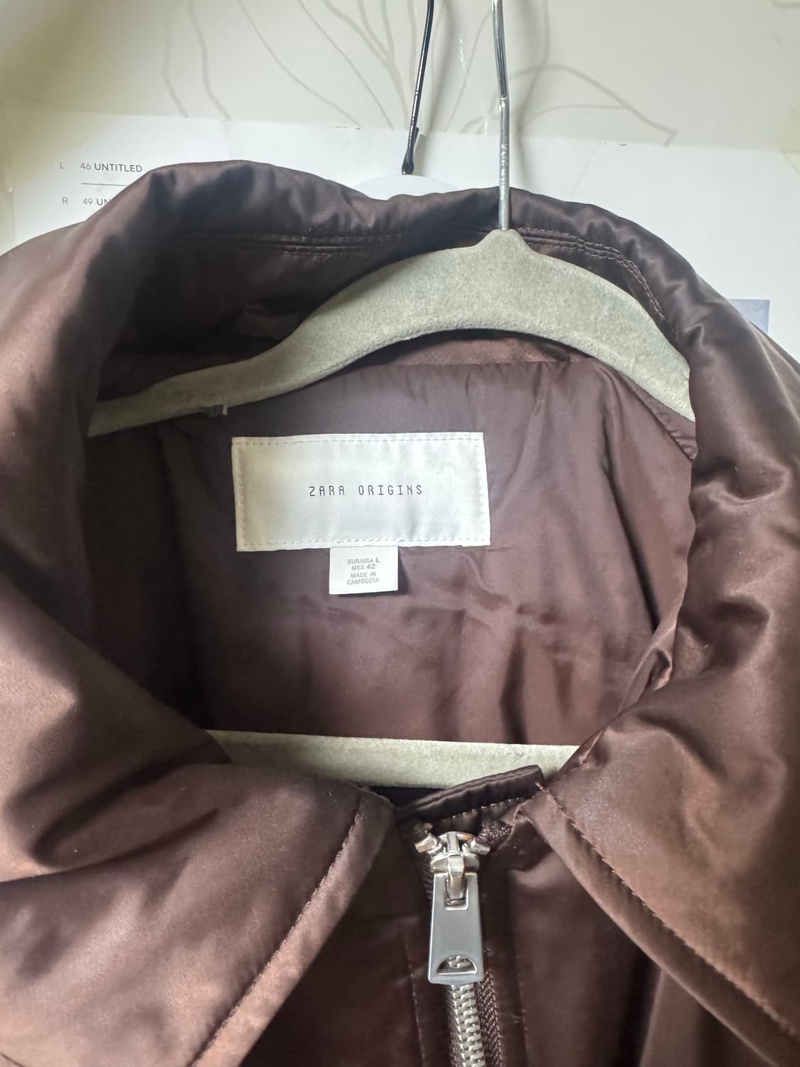 자라 오리진 zara origins 브라운 자켓 L 상품이미지2