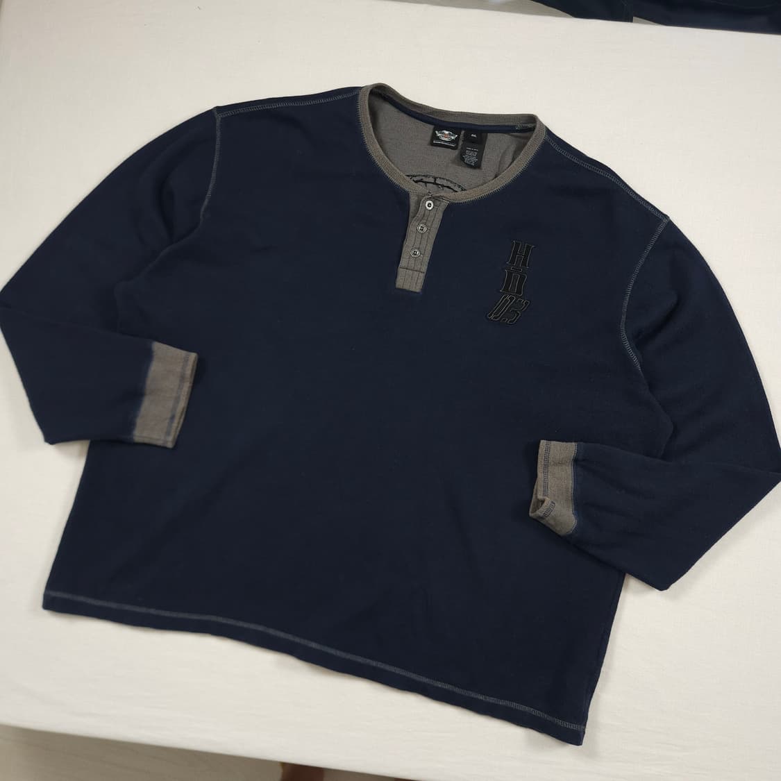 (4XL) 할리 데이비슨 자수 롱슬리브 상품이미지2