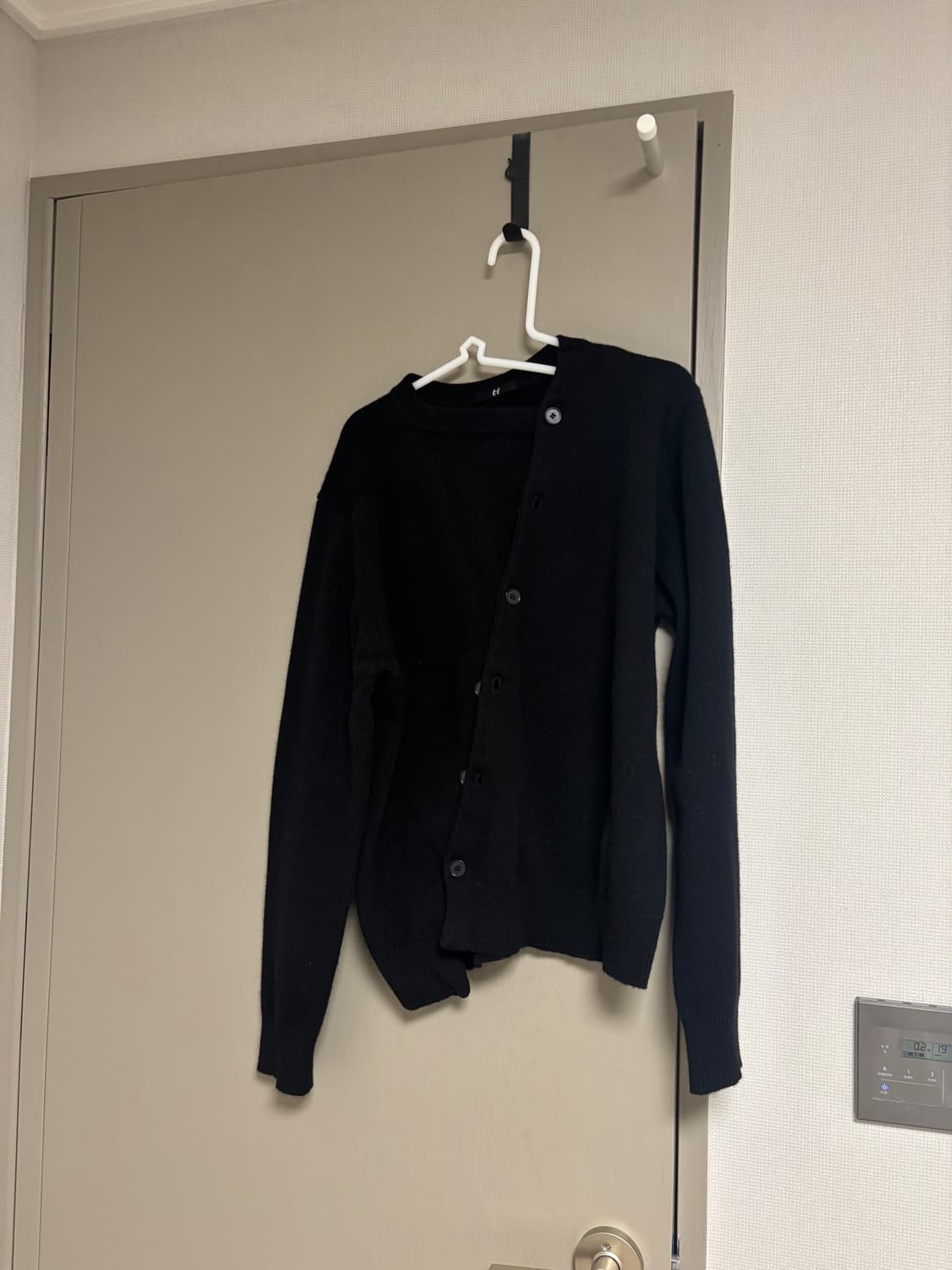 누마레 EE 2way 가디건 블랙 XL 상품이미지2