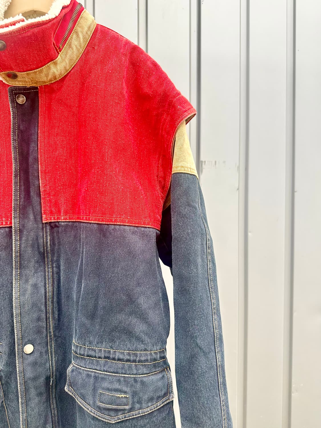 프랑스 빈티지 컬러블록자켓 상품이미지4