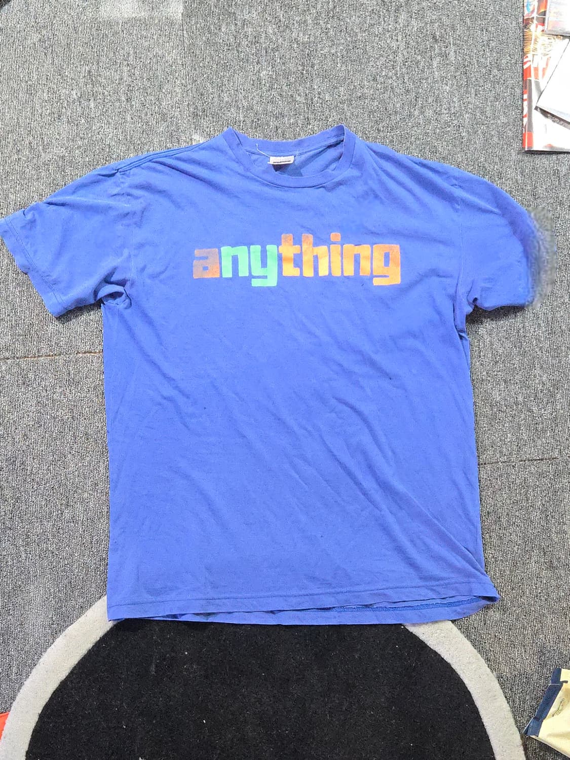 Anything 프린팅 티셔츠 L팝니다 상품이미지1