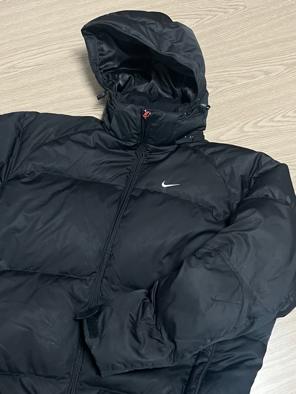 나이키 솔로 스우시 후드패딩 점퍼 자켓 상품이미지8