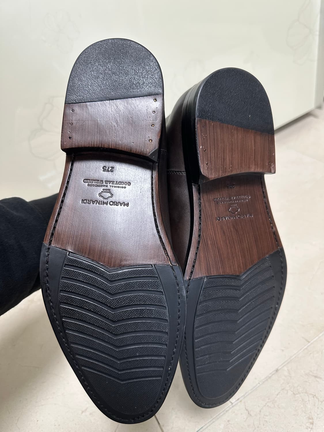 [새상품] 마리오미나르디 파티나 첼시부츠 다크브라운 275 상품이미지3