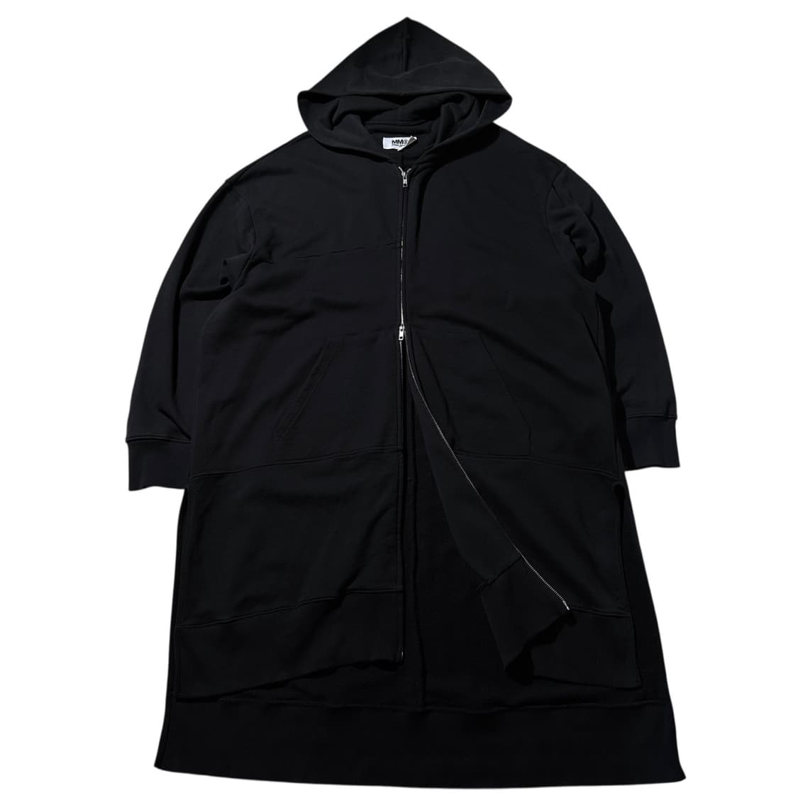 메종 마르지엘라 MM6 롱 후드집업 자켓 블랙 상품이미지2