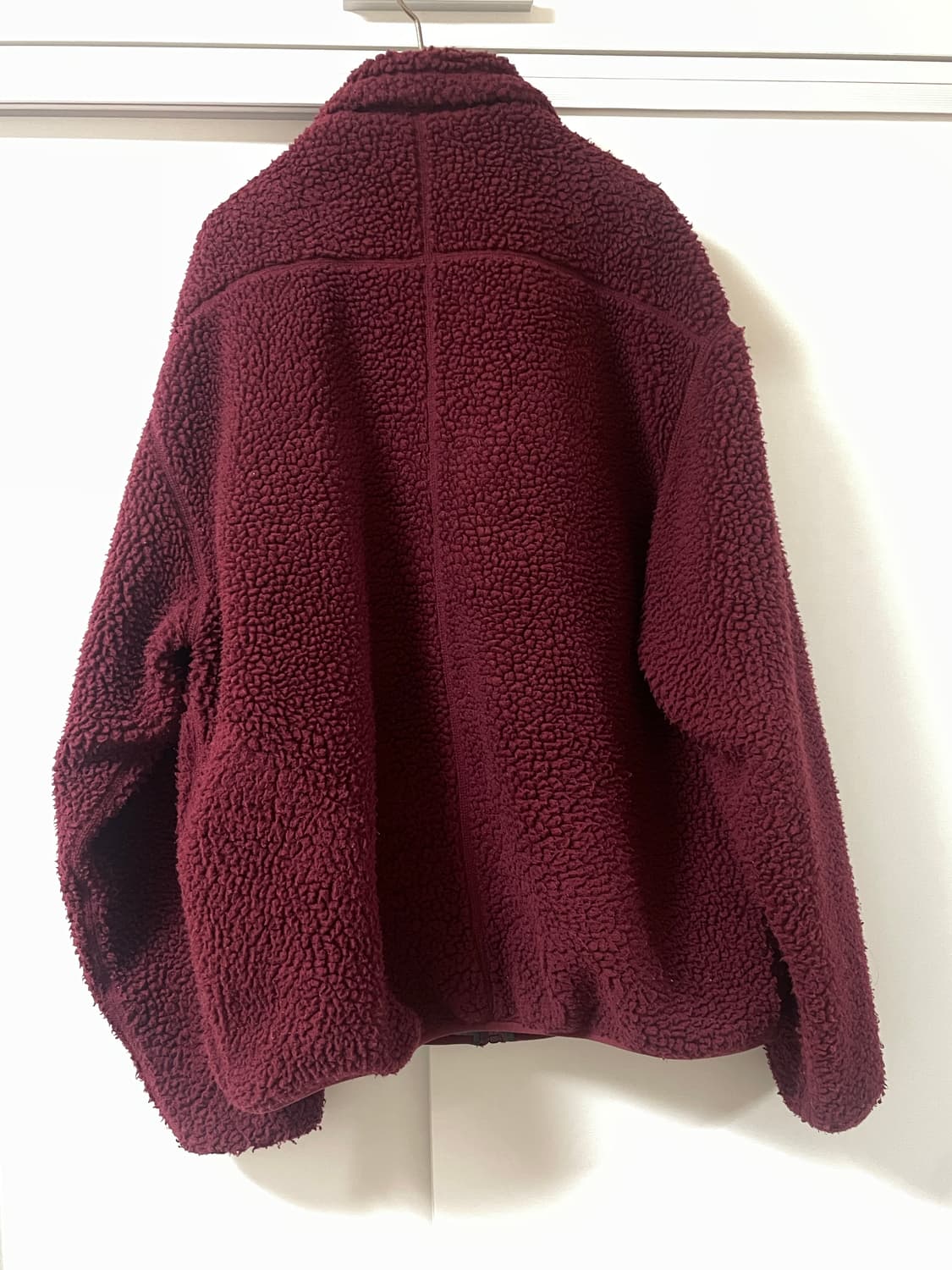 디스이즈네버댓 셰르파 플리스자켓 버건디 상품이미지5