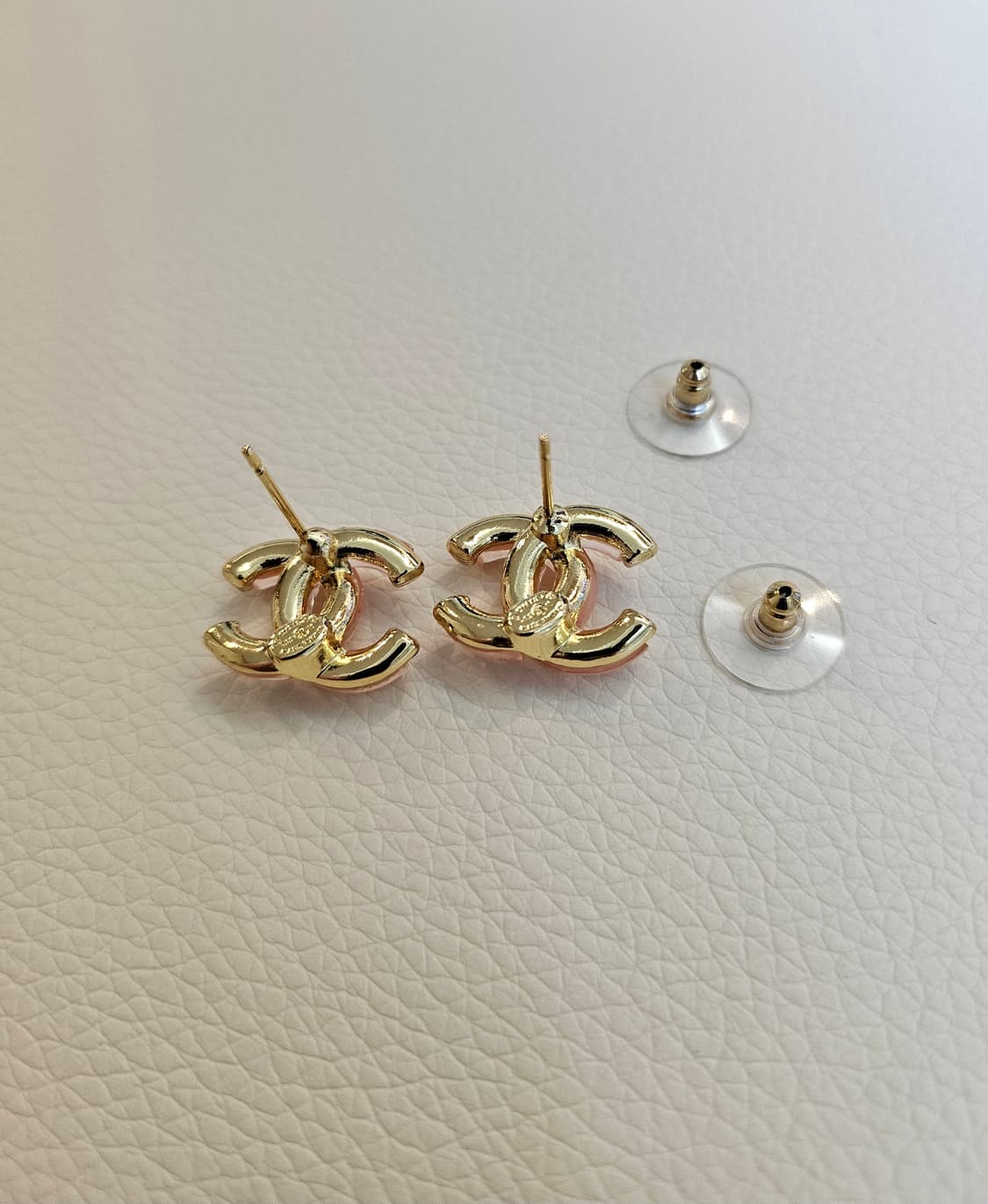 샤넬 호마이카 CC로고 핑크 귀걸이 업사이클링 상품이미지5