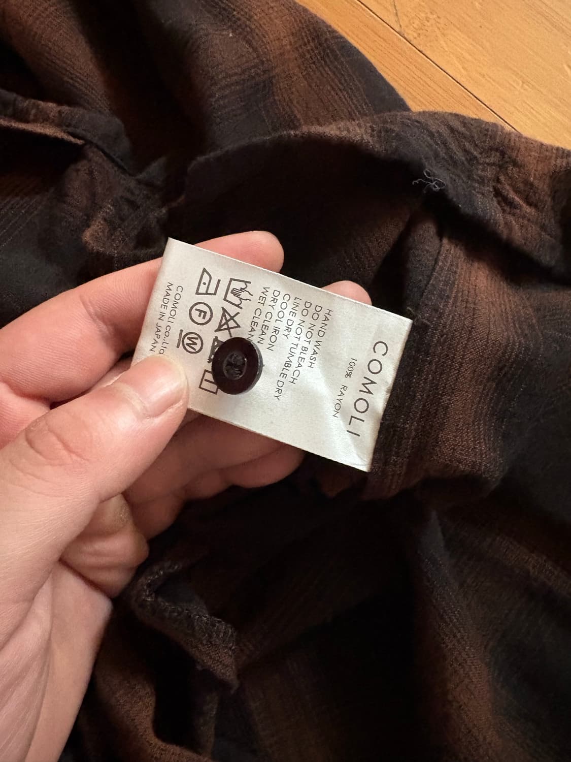 코모리 오픈카라 레이온 셔츠 4 상품이미지5