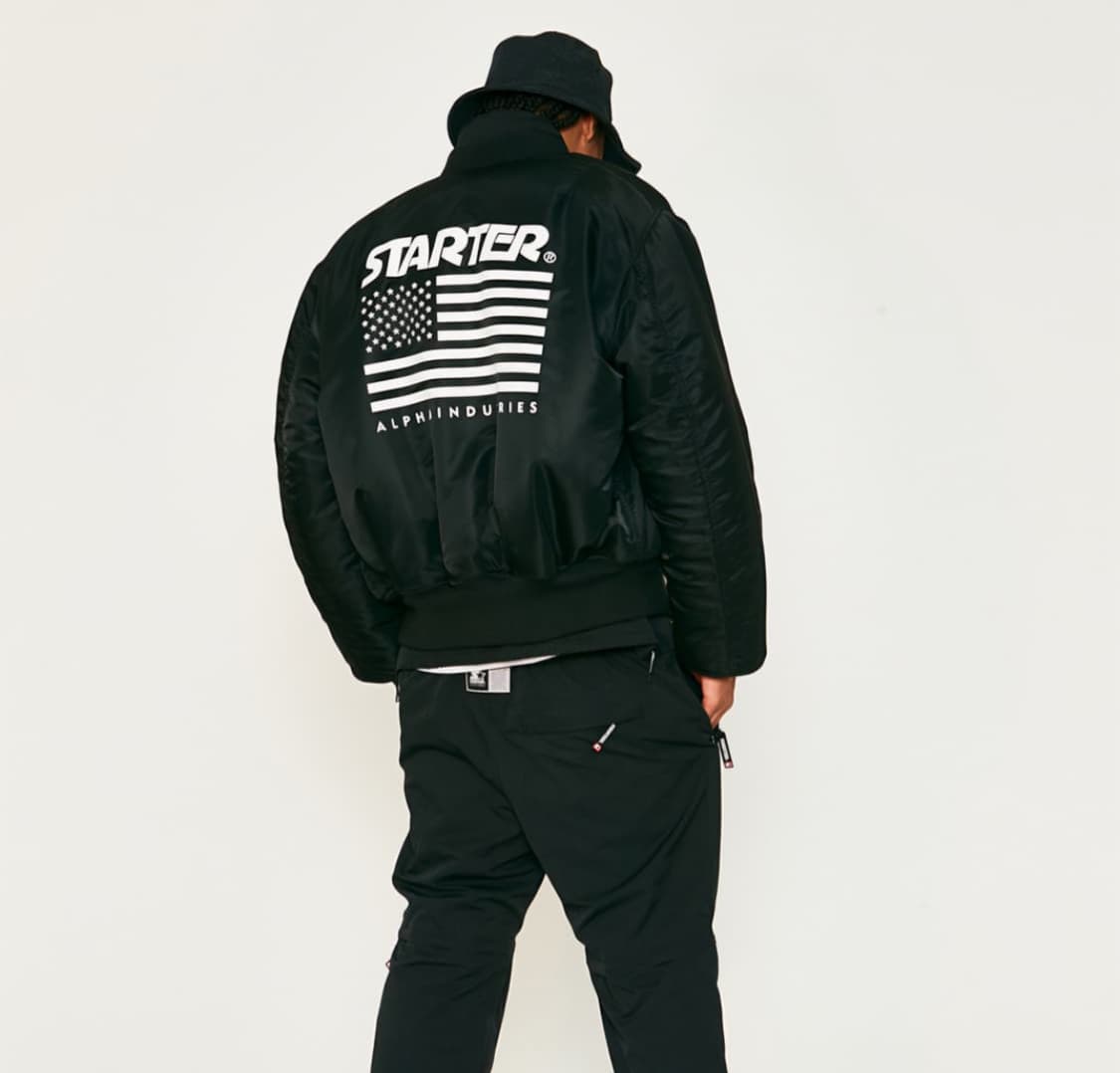 Starter x Alpha 쉐르파 리버시블 Ma-1 자켓 상품이미지2