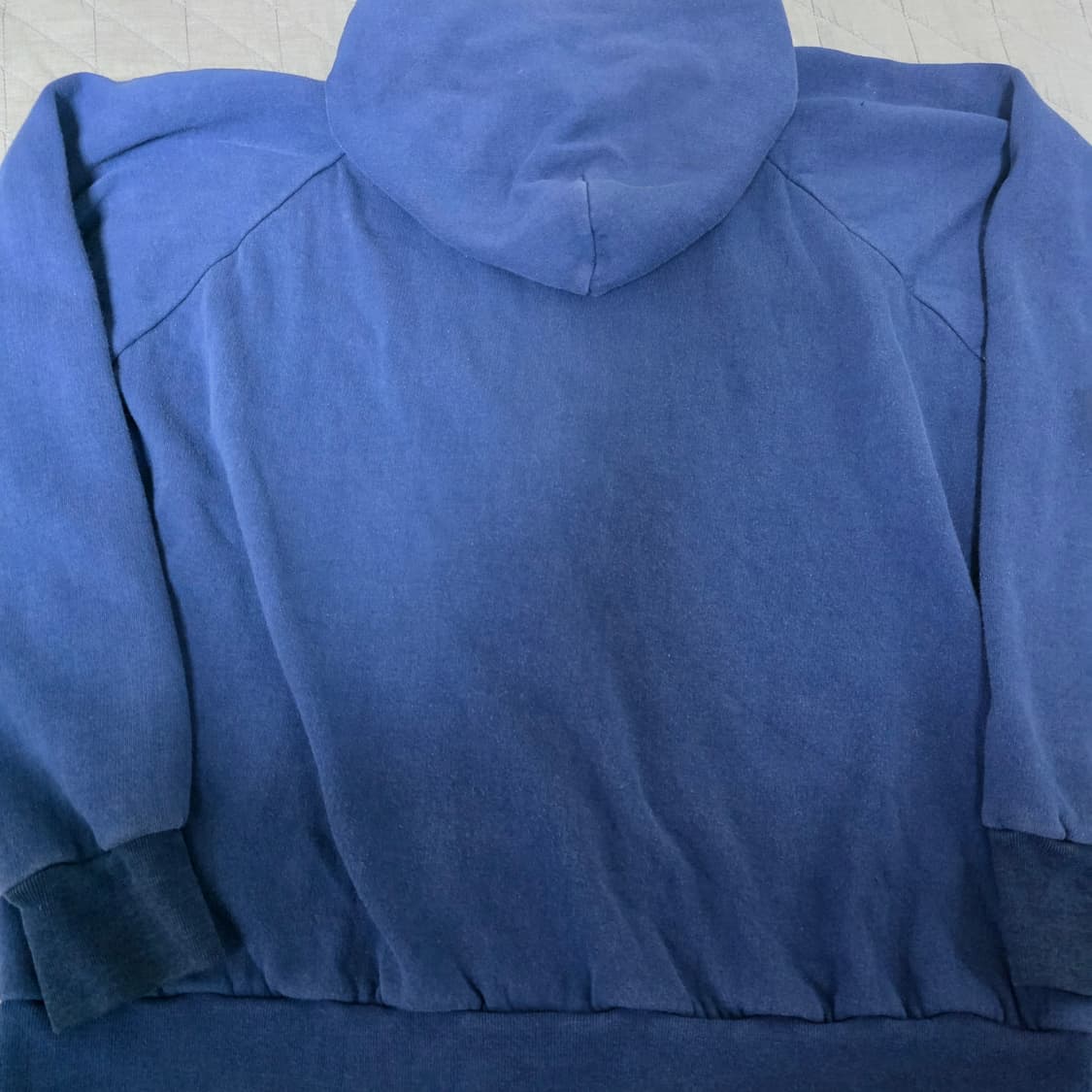 [L] 70-80s 빈티지 우드랜드 써멀 더블페이스 트래쉬드 후드집업 상품이미지6