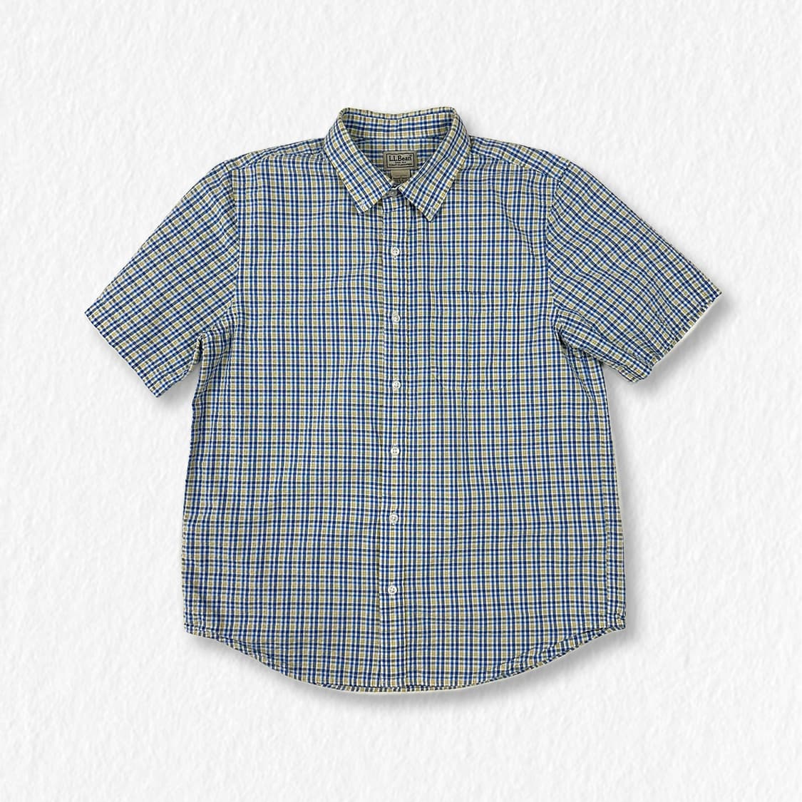 LLBEAN 엘엘빈 엠보싱 체크 셔츠 상품이미지1