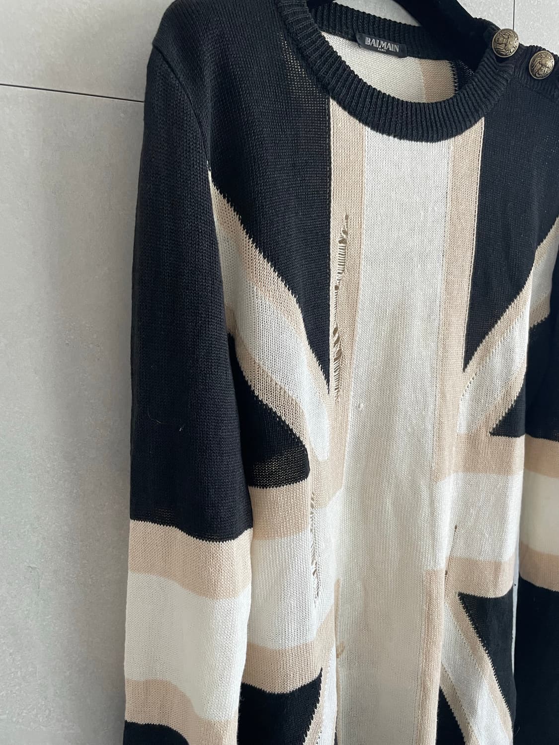 발망 16ss 유니언 잭 디스 니트 상품이미지6