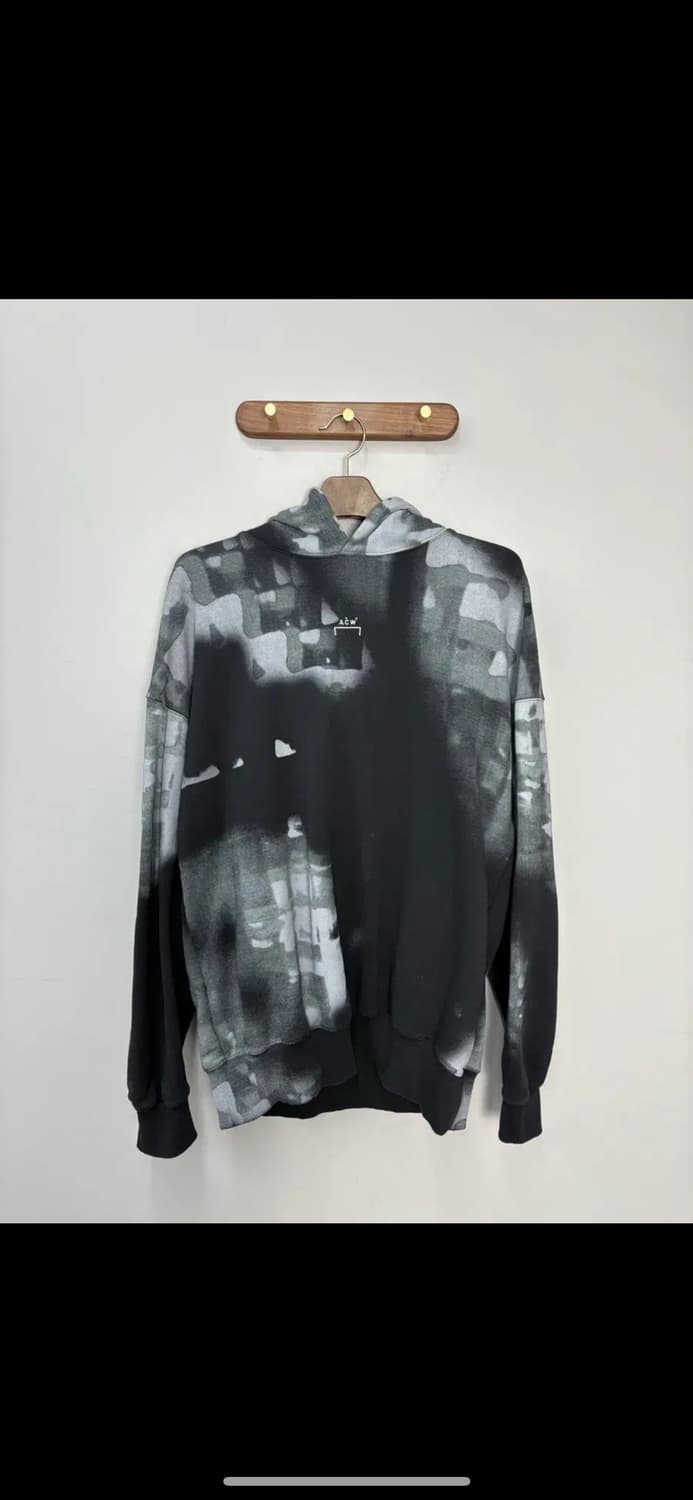 어콜드월 블랙 브러시 스트로크 후드티 H1719 상품이미지2