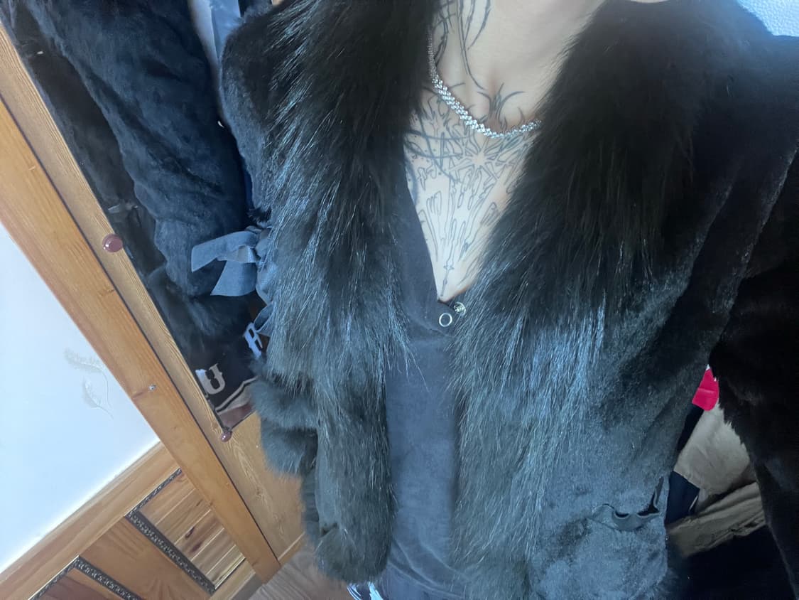 Black Fur Jacket 상품이미지7