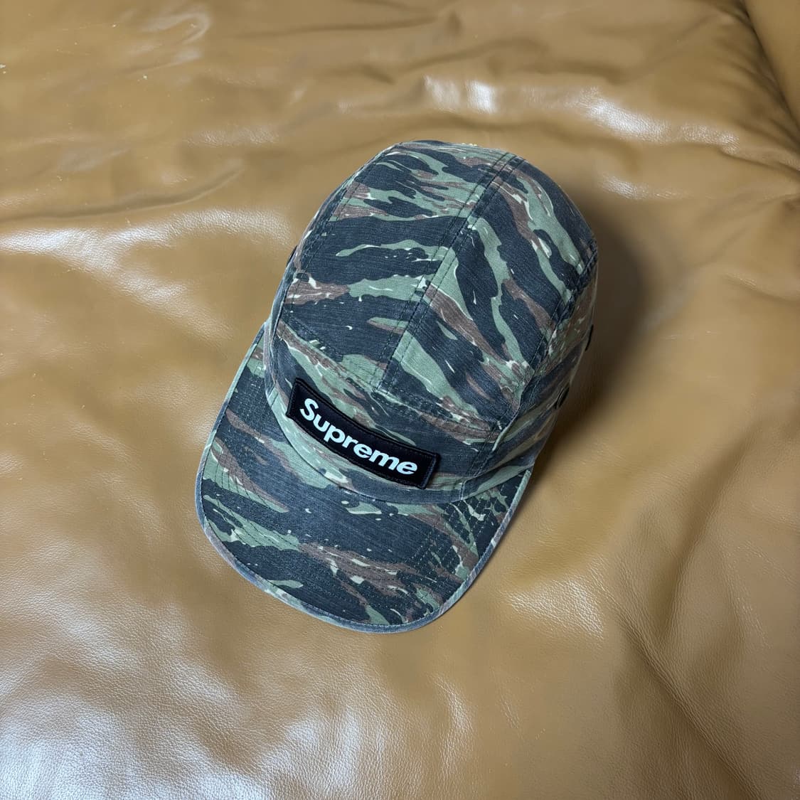 슈프림 캠프캡 모자 박스로고 24ss 타이거 카모 올리브 상품이미지5