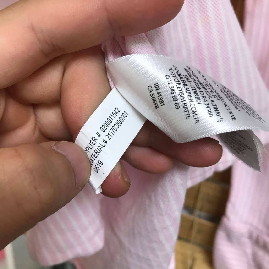 폴로 랄프로렌 여성 스트라이프 셔츠 상품이미지7