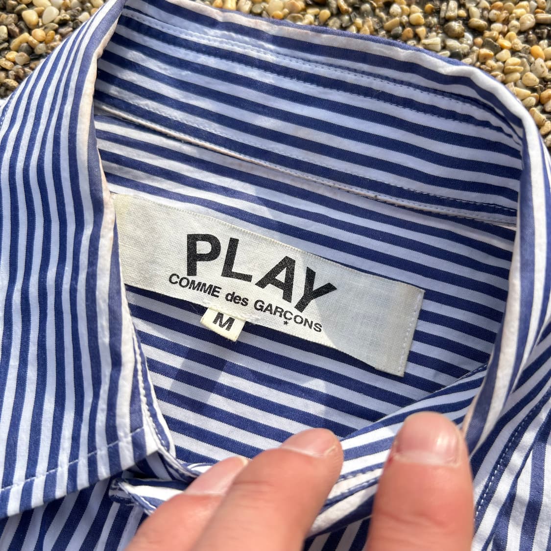 꼼데가르송(Comme des garcons)블랙와팬 스트라이프 셔츠 상품이미지5