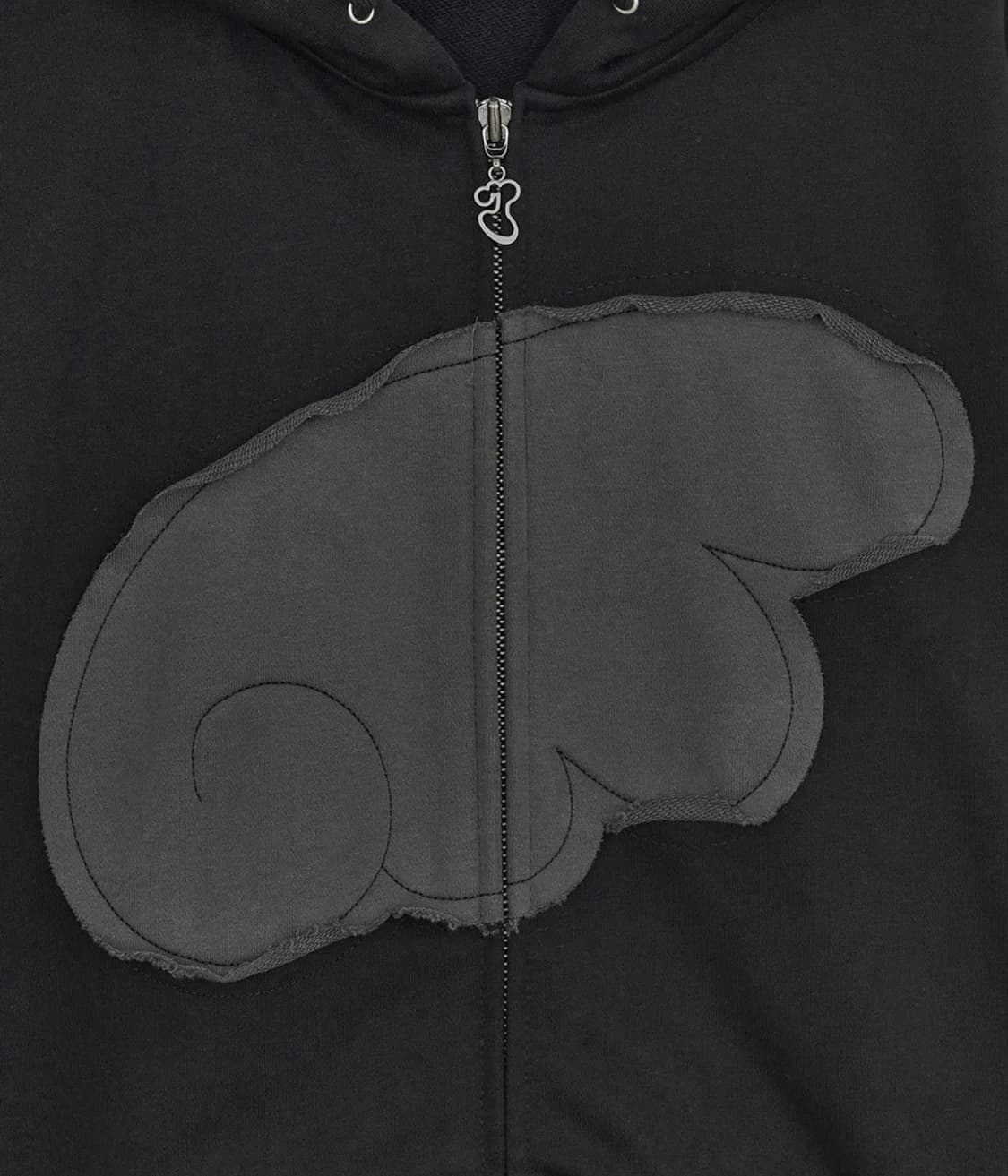 허그유어스킨 엔젤 윙 후드집업 상품이미지3