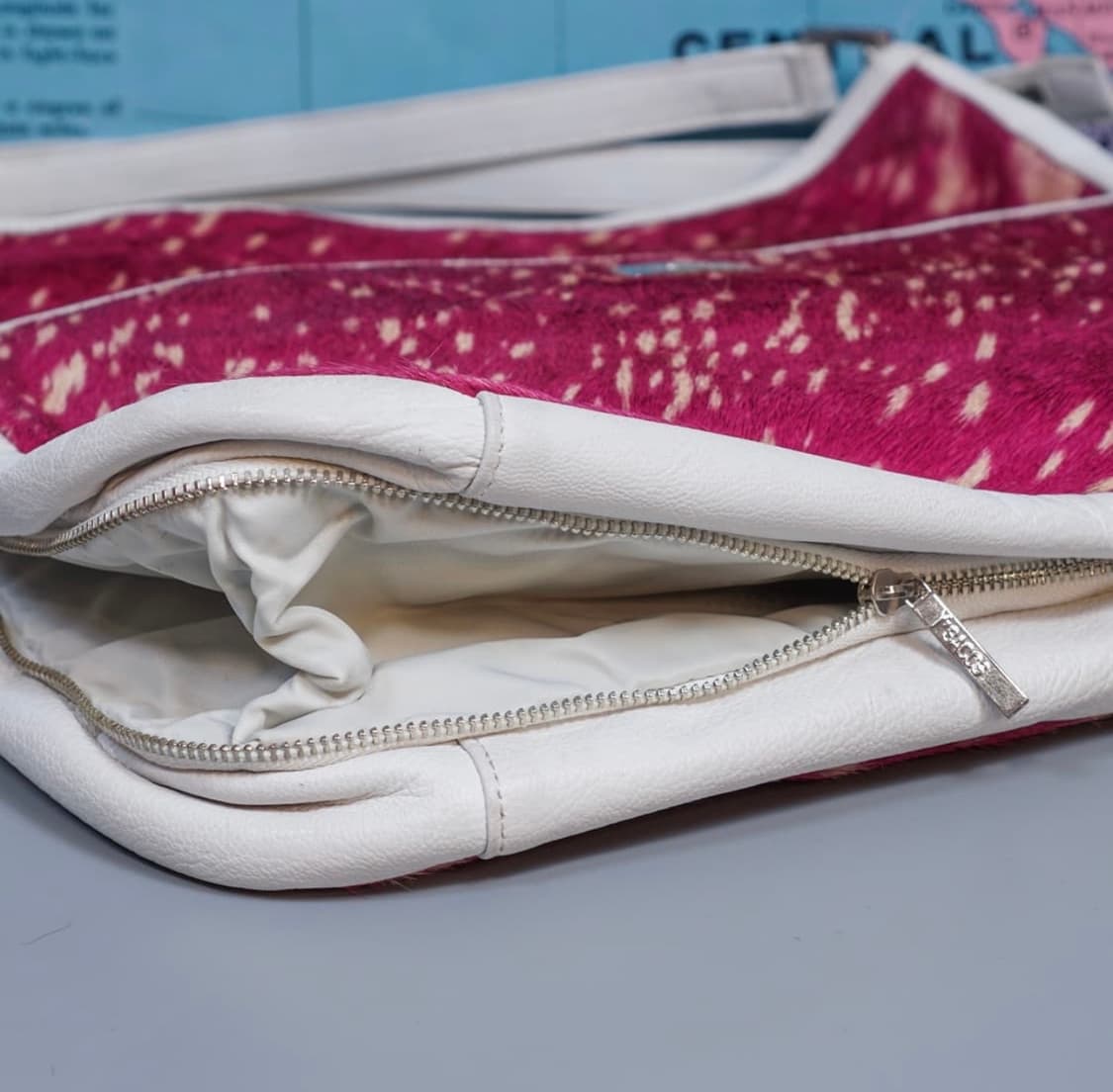 Y'SACCS 요지야마모토 포니 헤어 레더 백 상품이미지5