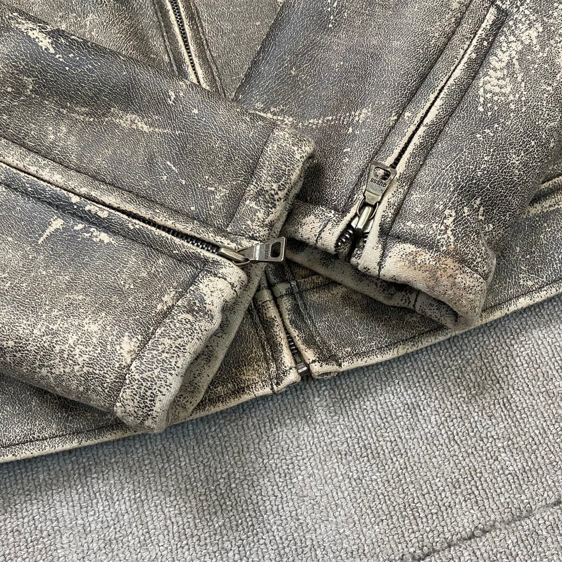 90’s guess 게스 빈티지 시어링 무스탕 자켓  상품이미지4