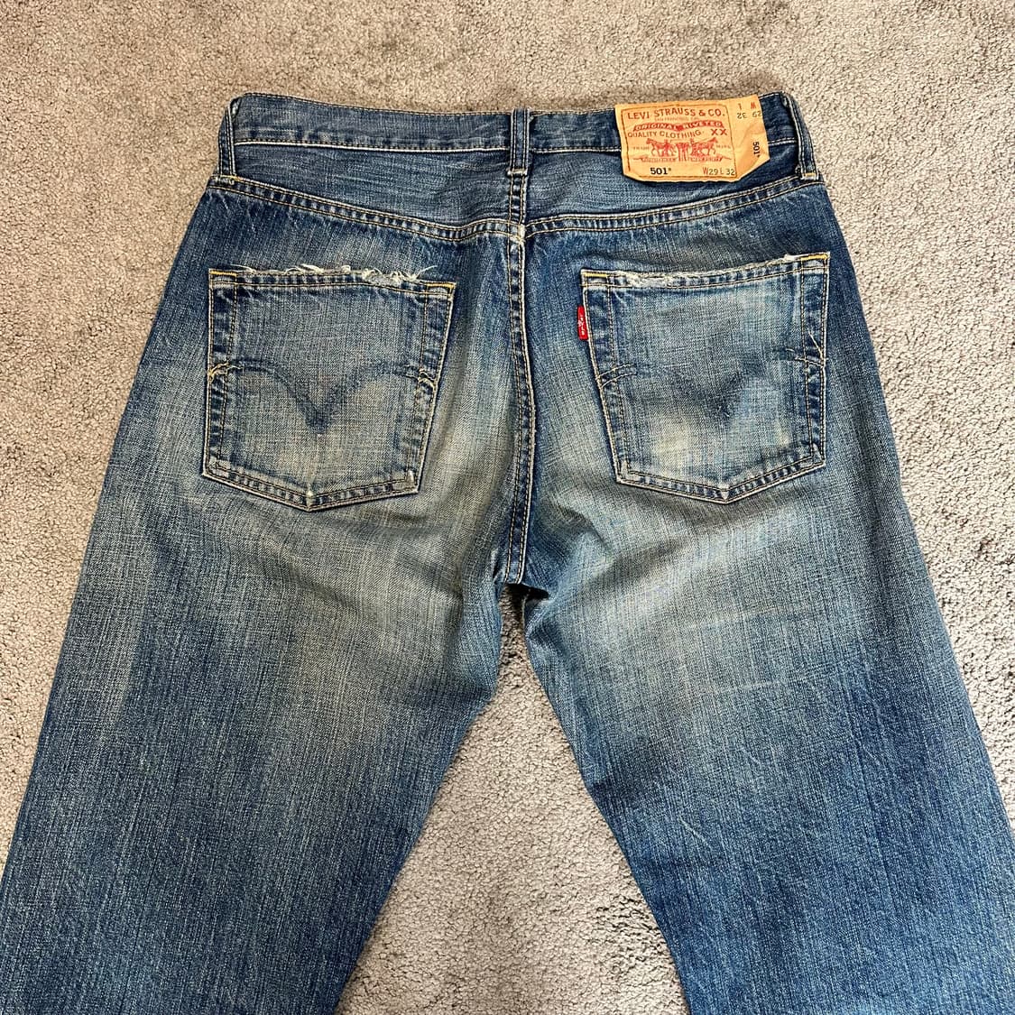 리바이스501 오리지널 페이딩 데님 팬츠(29) 상품이미지8