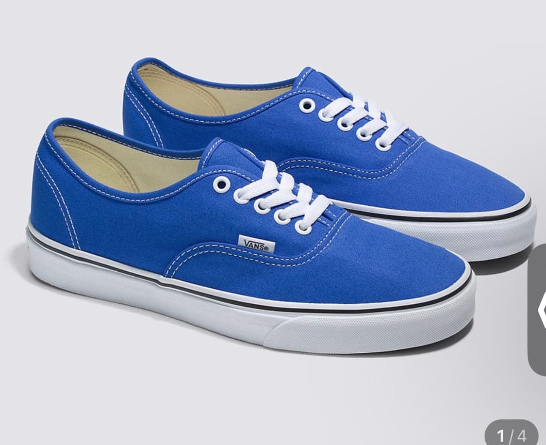 새상품) 반스 어센틱 다즐링블루 250cm 상품이미지1