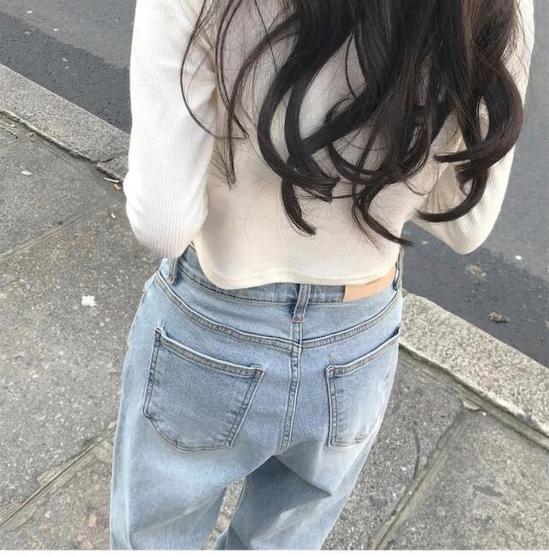 [XS] Minipoe 미니포에 우먼즈 연청 데님팬츠 상품이미지3