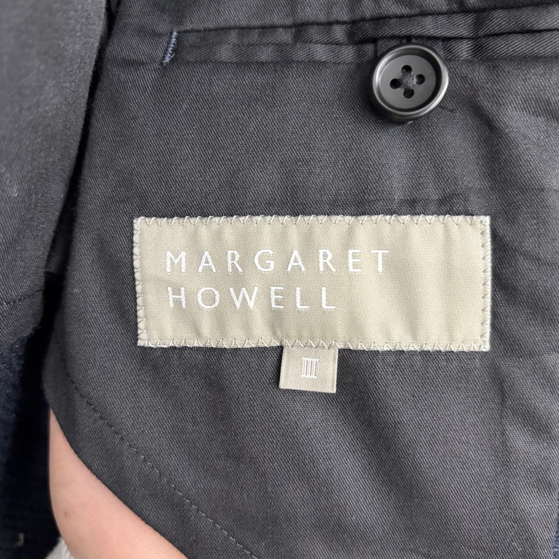 마가렛호웰 네이비 싱글 자켓 여/M 상품이미지5