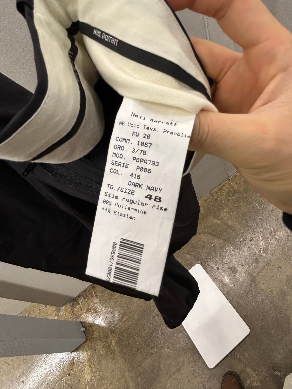 Neil Barrett 닐바렛 슬림핏 카고 팬츠 상품이미지7