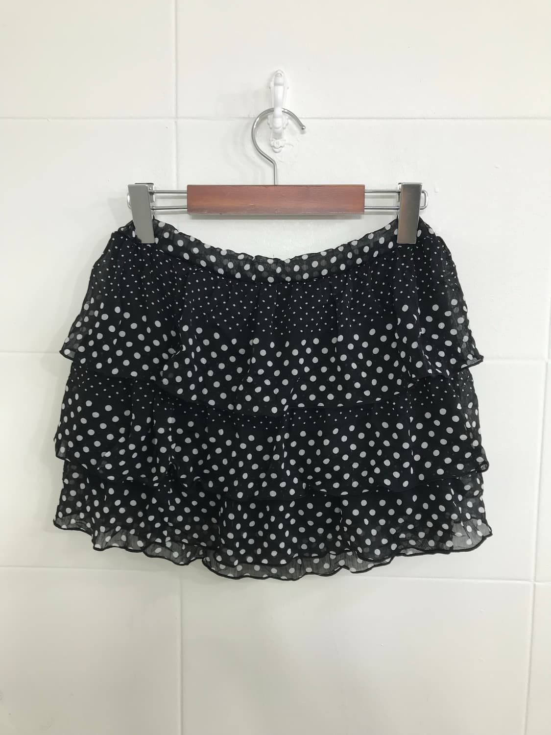 캐주얼 데일리 블랙 도트 모리걸 니혼진 코디세트 상품이미지5