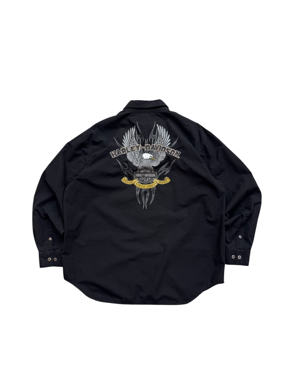 할리데이비슨 이글 플레임 워크셔츠 상품이미지1