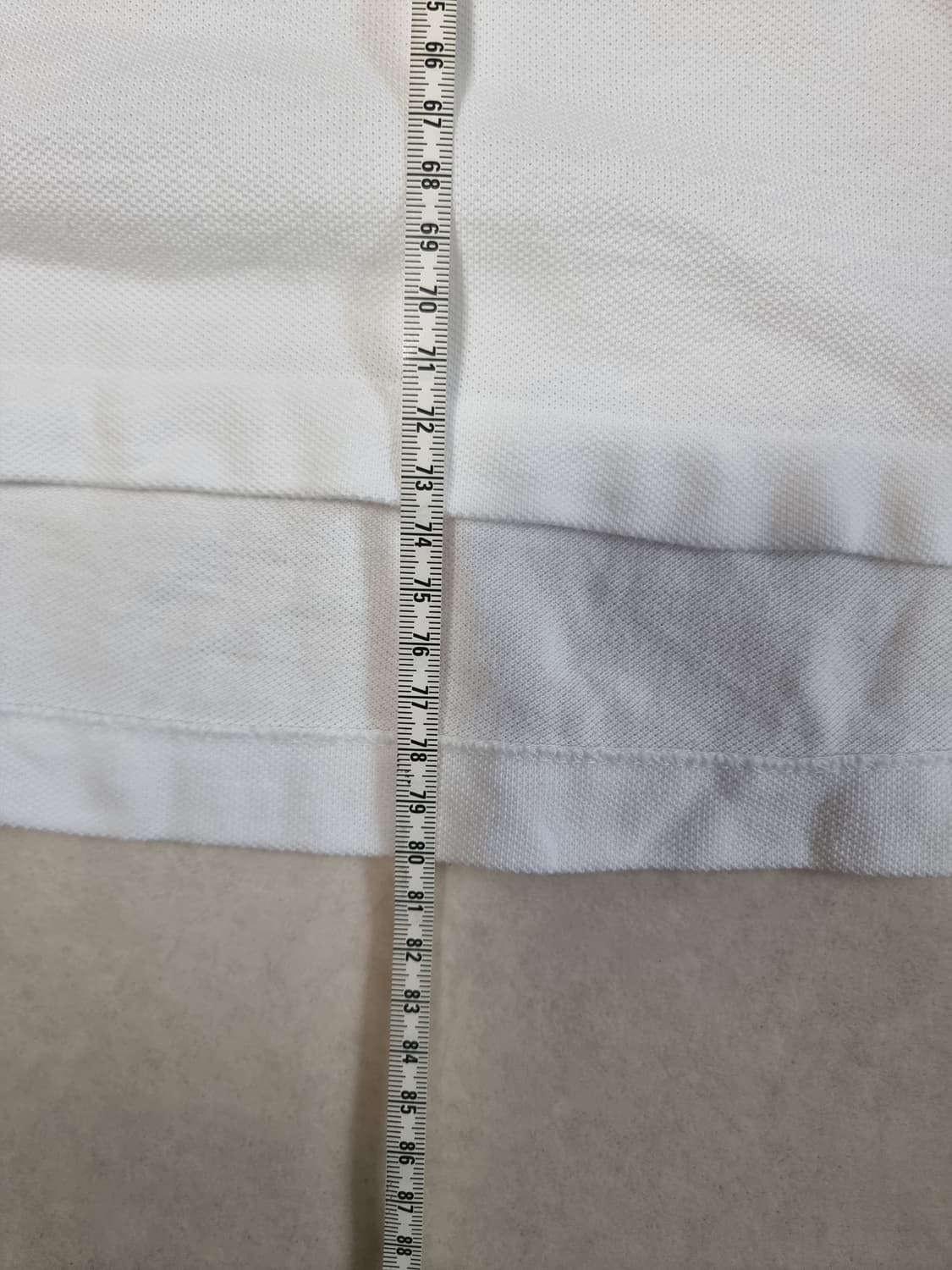 폴로 랄프로렌 화이트 반팔 카라티 S 상품이미지5