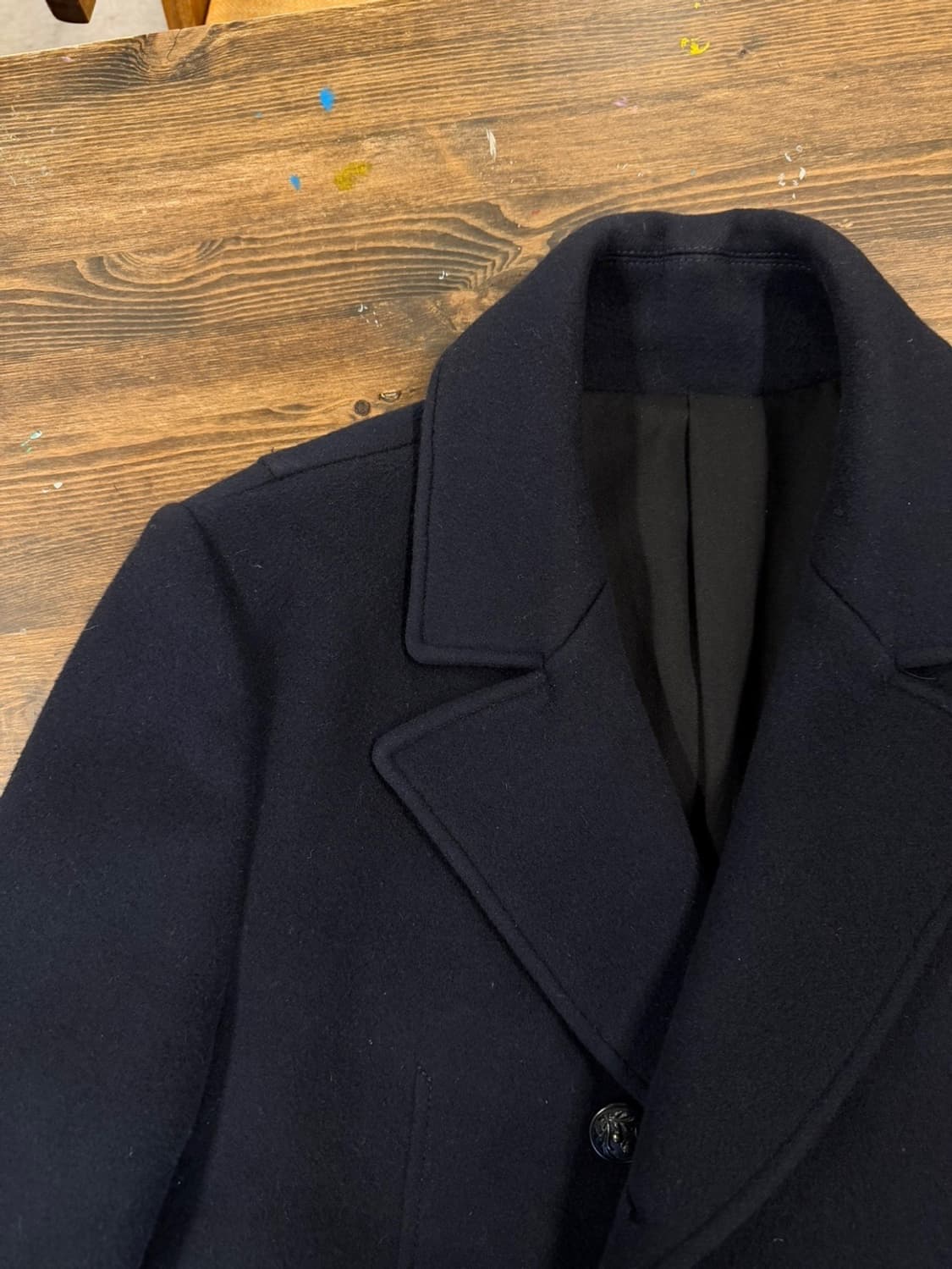 타임 캐시미어 더블 브레스티드 코트 슬림100 상품이미지6