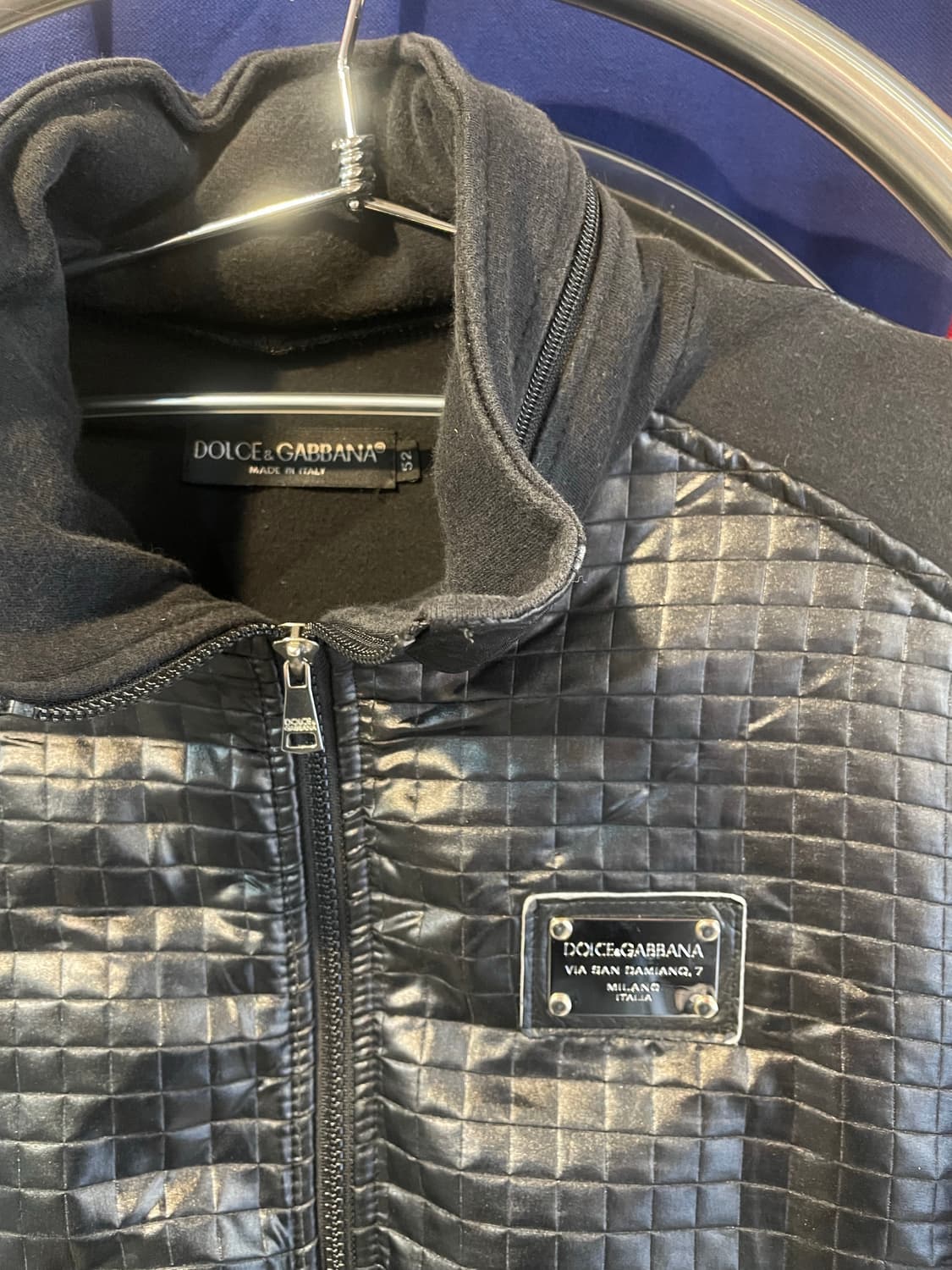 돌체앤가바나 레더 터치 하이브리드집업 상품이미지2