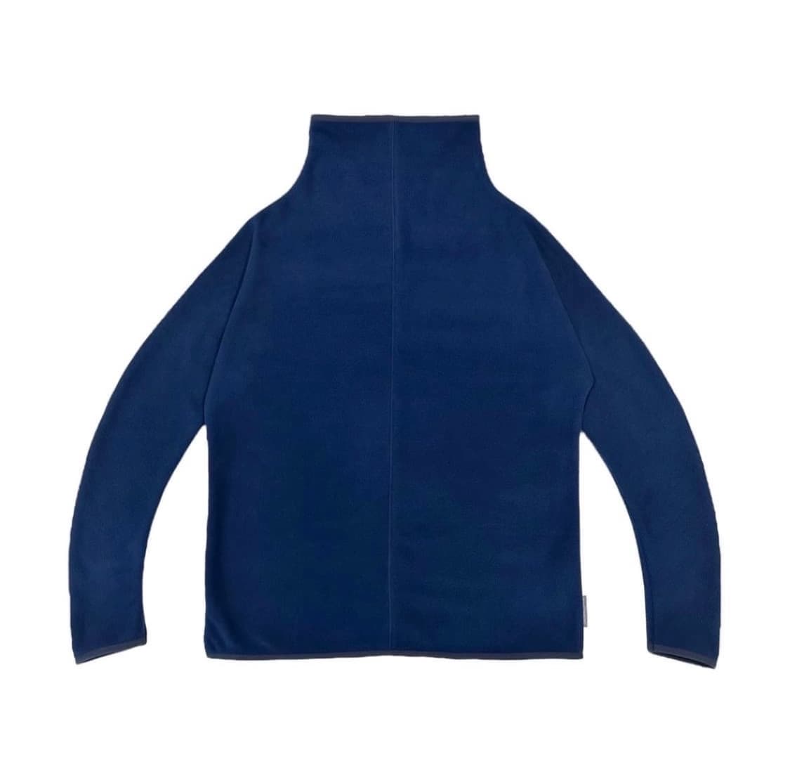 지초이 24-006 FLEECE LONG SLEEVE 네이비  상품이미지1