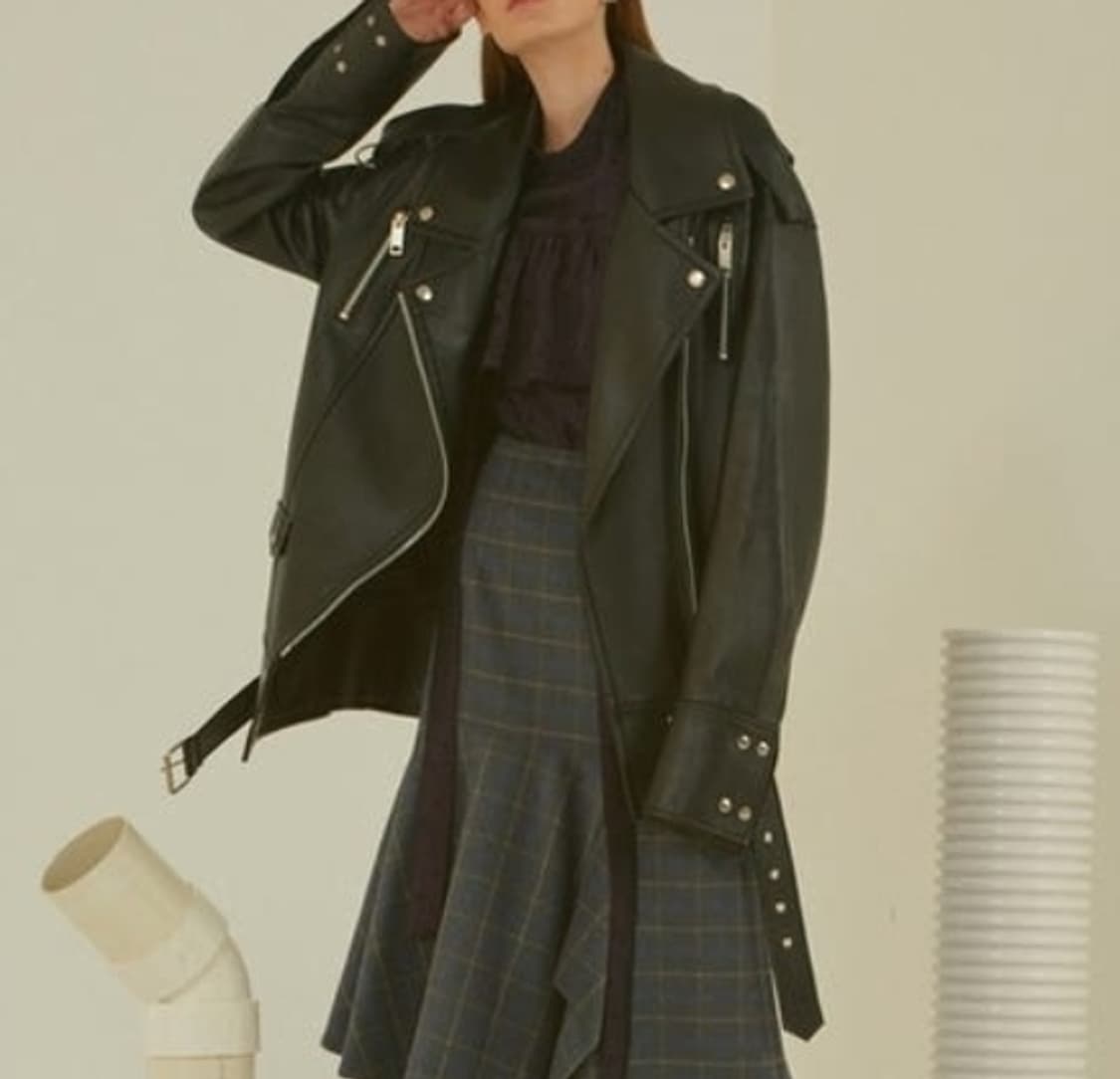 (택포) 뮤제 오버핏 이태리 수입 양가죽 자켓 38 B3 상품이미지10