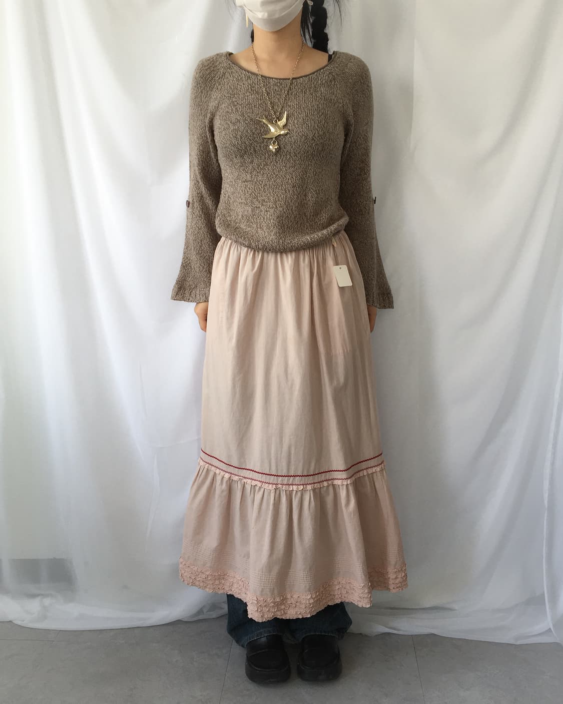 Frill pink skirt 상품이미지7