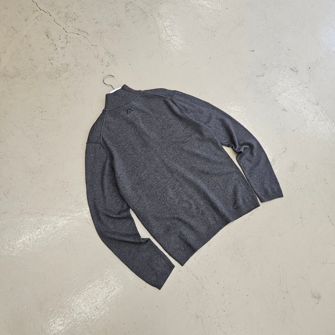 Zegna sport 제냐 스포츠 울 니트 반집업 M~L 상품이미지6