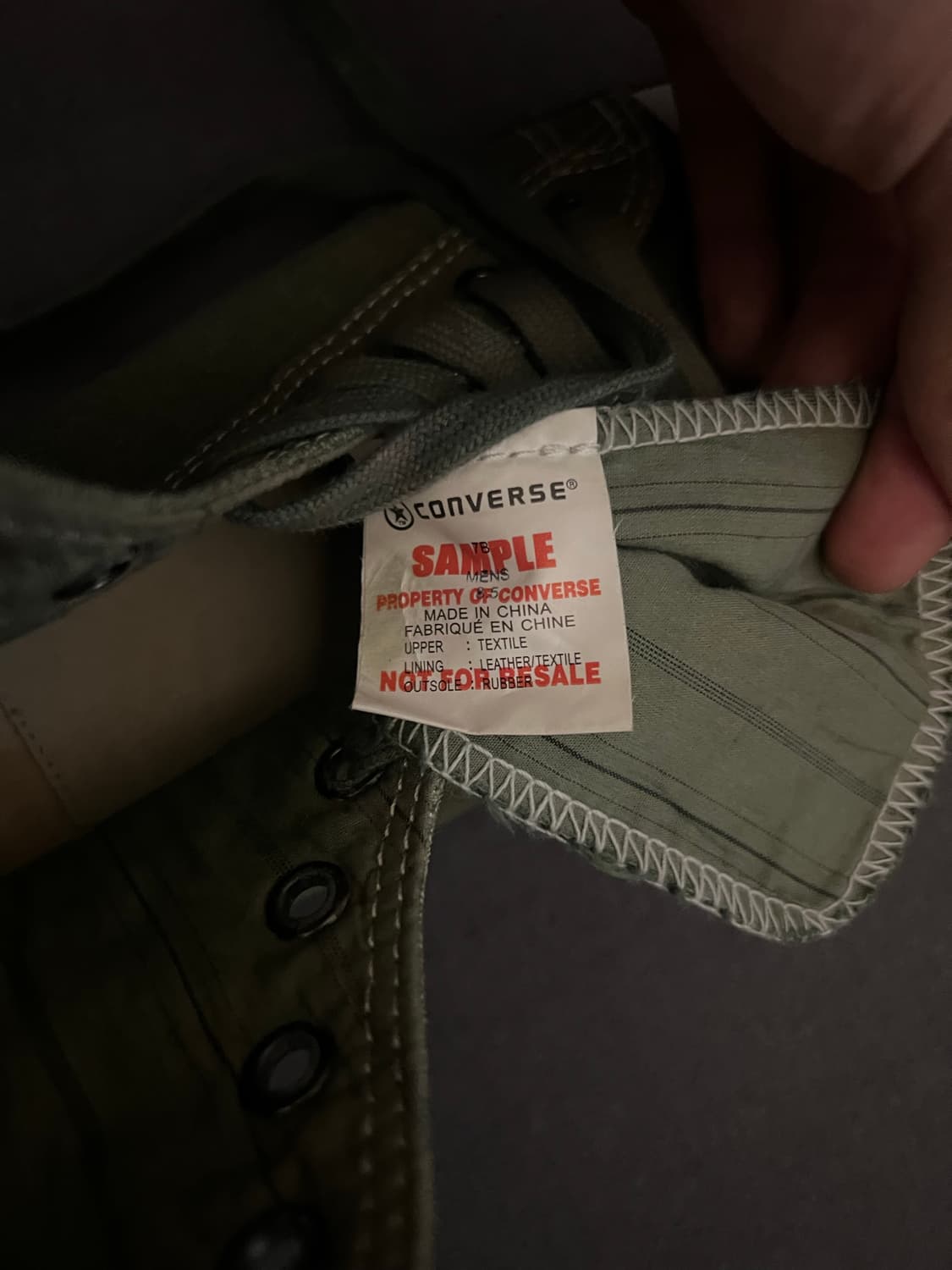 [Sample] Converse X John Varvatos 하이탑 상품이미지3