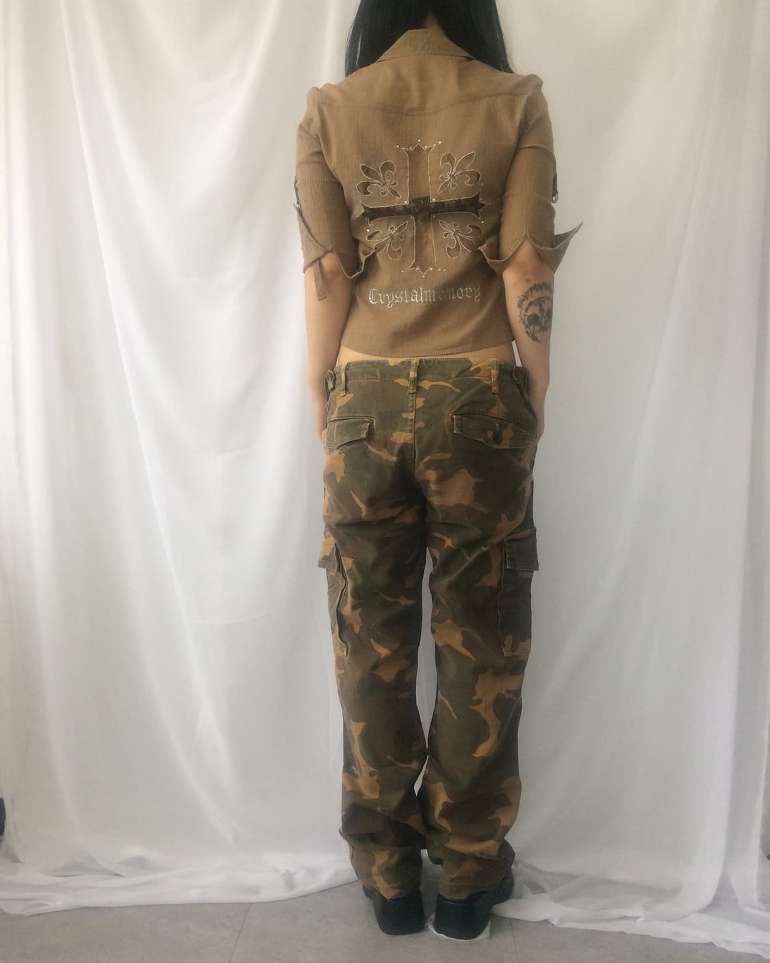 Back cross point shirt 상품이미지9