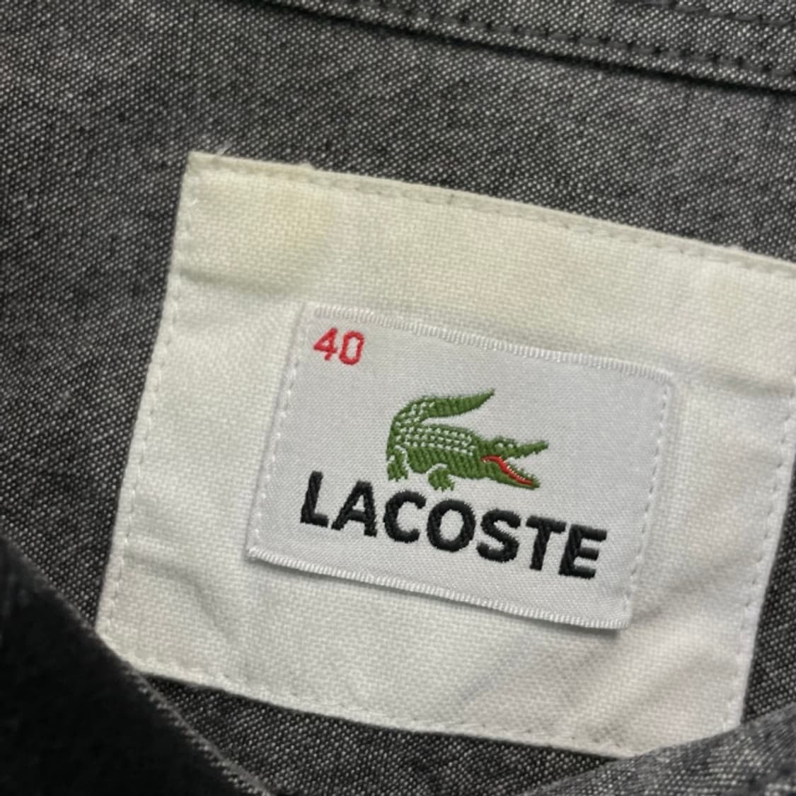 100 라코스테 울 체크 셔츠  상품이미지3