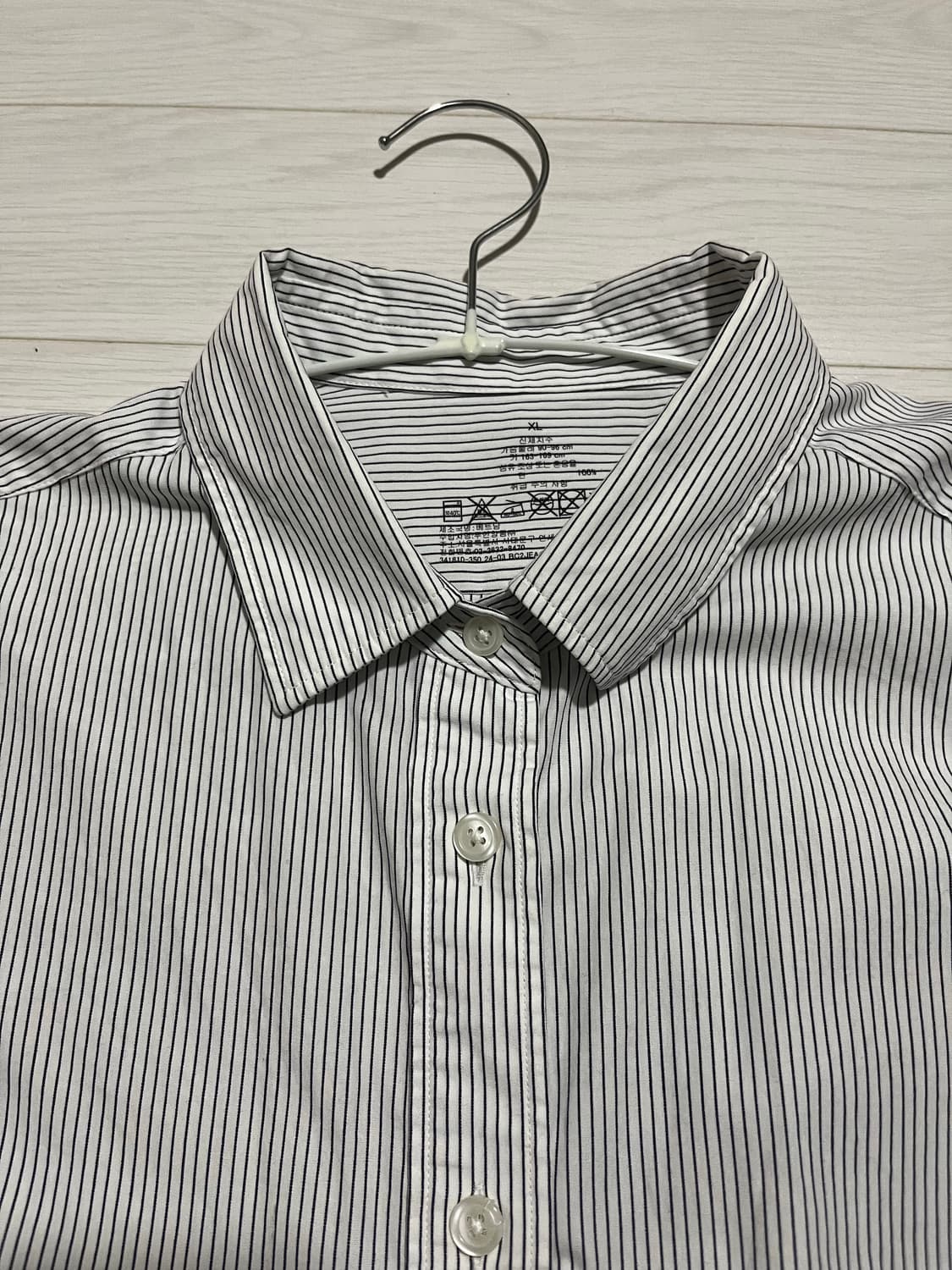 무인양품 스트라이프 셔츠 상품이미지2